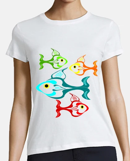 T-shirt pesce di adis web s