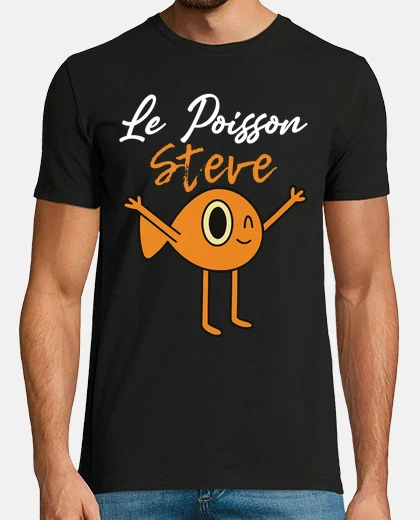 T-shirt pesce divertente le poisson steve
