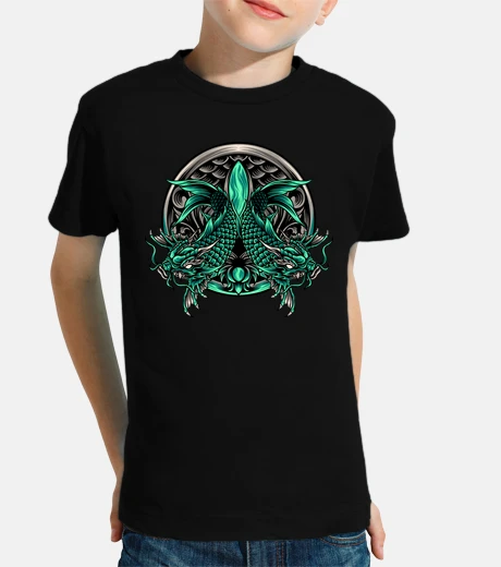 Abbigliamento pesce drago koi giapponese