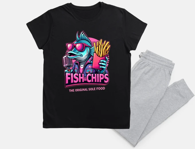 Pigiama pesce e patatine fritte