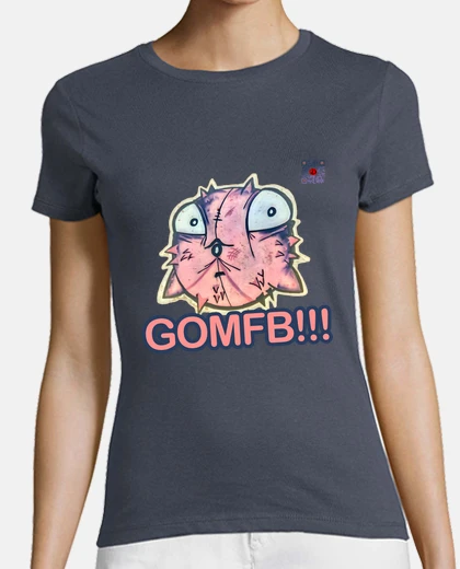 T-shirt pesce palla. levati off dosso, fucking . t-shirt taglio femminile.