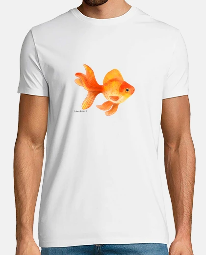 T-shirt pesce rosso