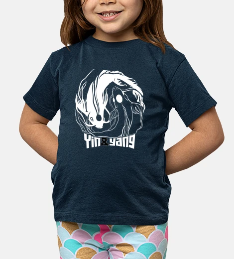 Abbigliamento pesce zen yoga logo yin e yang
