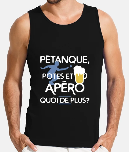 Tee-shirt Pétanque, copains et apéro