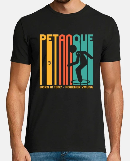 Tee-shirt Petanque Nee en 1907 Fans de petanque