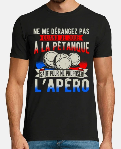 Tee-shirt Petanque Petanque