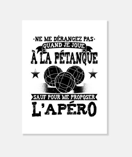 Tableau Petanque Petanque