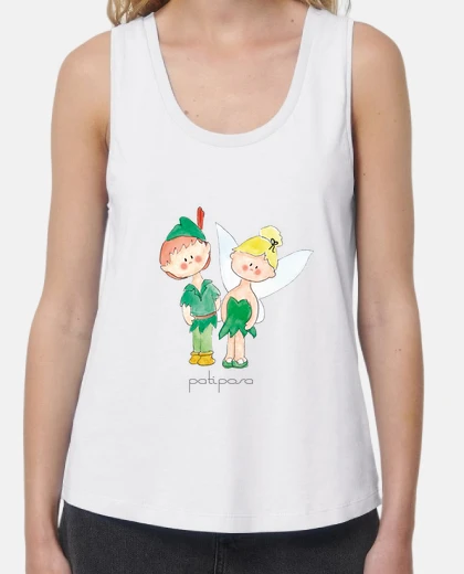 Tee-shirt peter pan et fée clochette