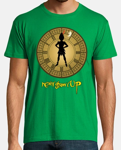 Camiseta peter pan never grow up