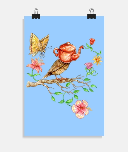 Poster petit déjeuner