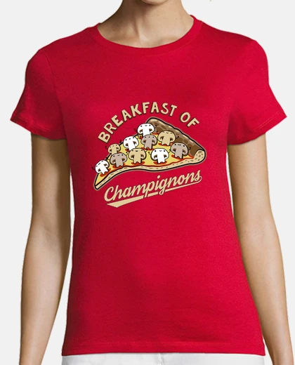Tee-shirt petit-déjeuner de champignons