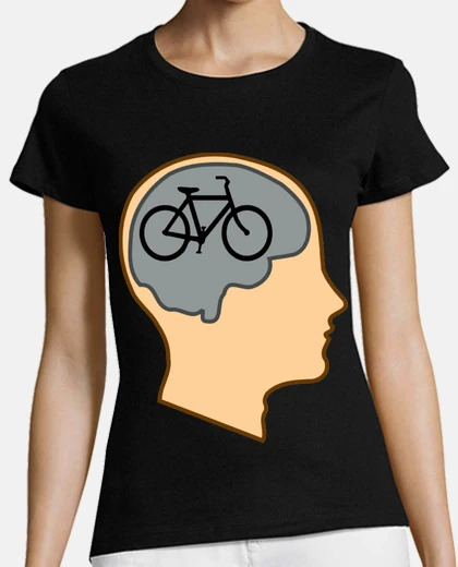 Tee-shirt petit vélo dans la tête passionné fantaisie 
