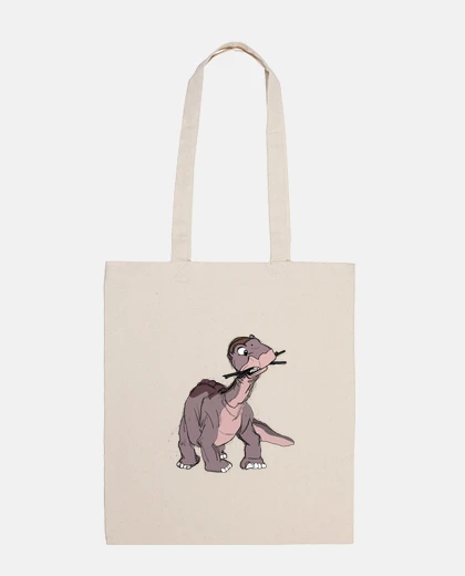 Sac petite recherche de pieds dans de la terre before time