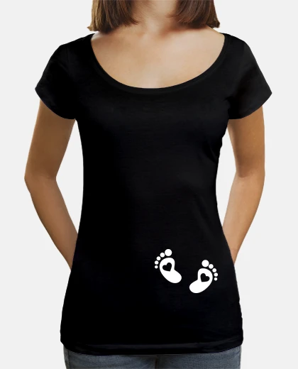 Tee-shirt petits pieds blancs