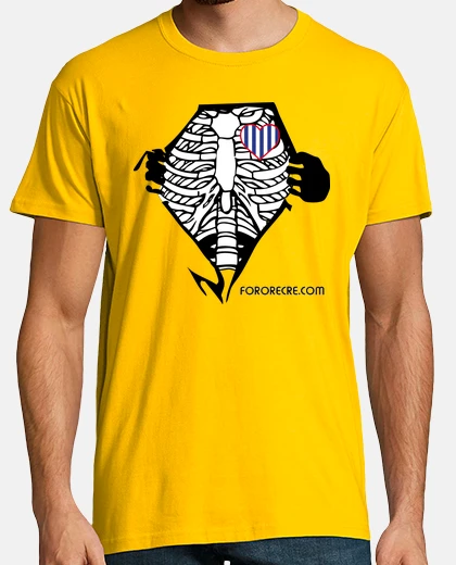 T-shirt petto aperto