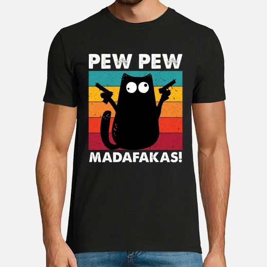pew pew madafakas funny cat crazy cat