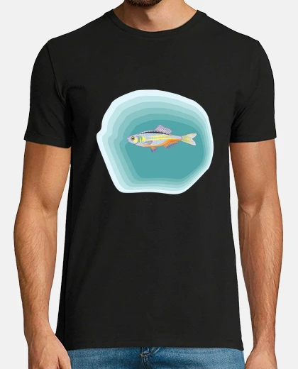 Camiseta Pez Arcoiris Vibrante