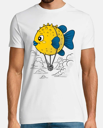 Camiseta Pez globo aerostatico