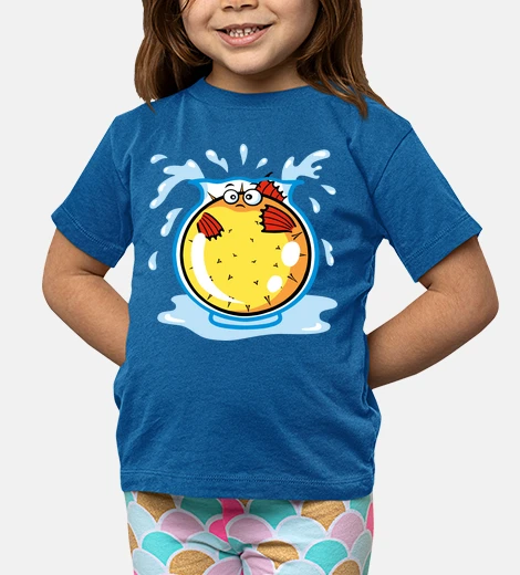 Ropa Pez Globo en Pecera