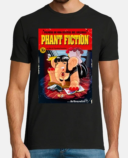 T-shirt phant narrativa nera