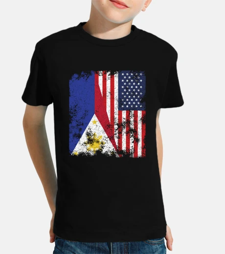 Ropa philippines usa flag  half american