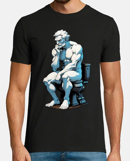 Tee-shirt philosophe philosophie ironie sarcasme je pense donc je suis 