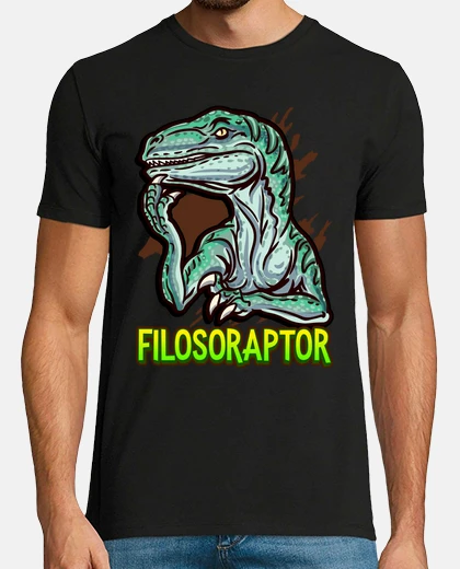 T-shirt philosoraptor dinosaur philosopher humor philosophy teacher