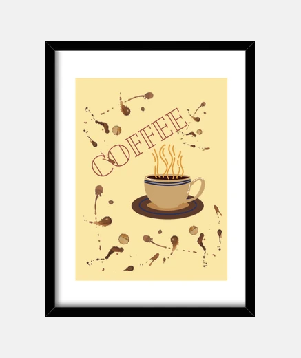Cadre photo, coffee