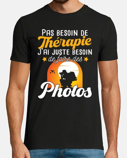 Tee-shirt Photographe photographie photo métier
