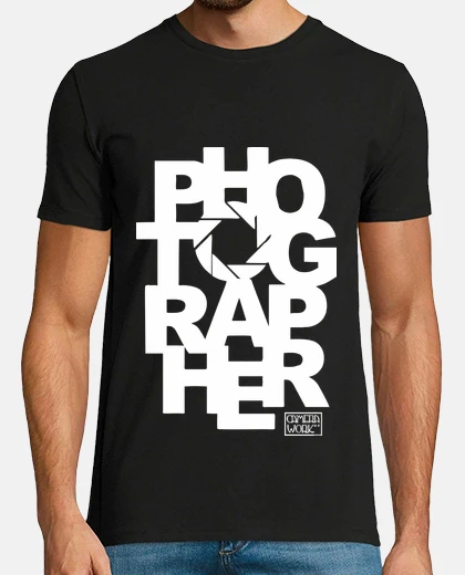 Camiseta Photographer Big Letters