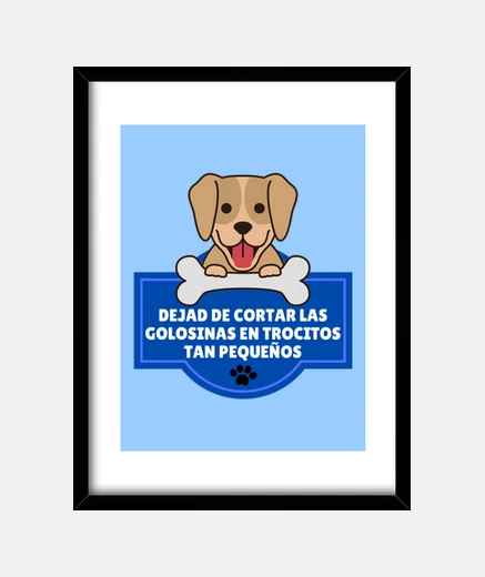 Cadre phrases drôles de chien vont les inas