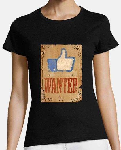T-shirt piace voluto, facebook come, occidentale, pos