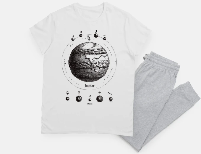Pigiama pianeta giove vintage