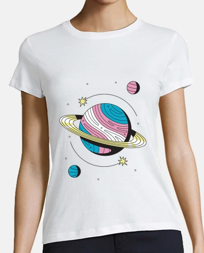 T-shirt pianeta transgender