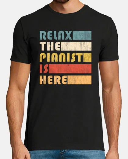 T-shirt Pianist Vintage Piano Music Instrument Gifts