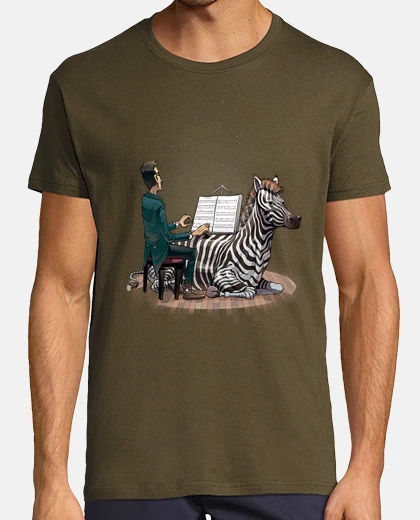 T-shirt pianista inesperto
