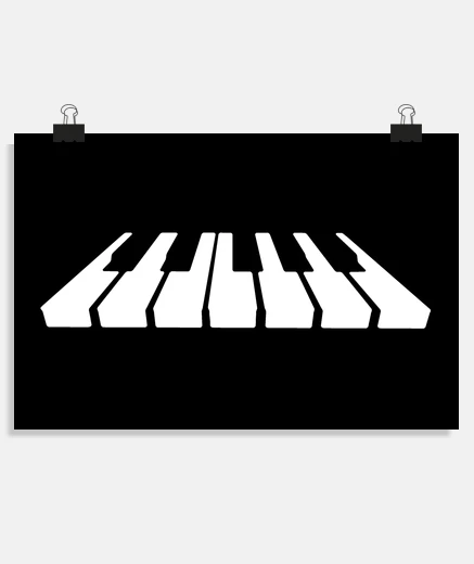 Poster piano