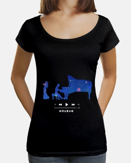 T-shirt piano  your lie in april