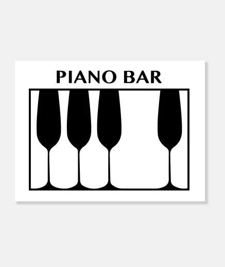 Stampa piano bar