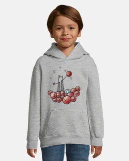 piano-basket children&#39;s sweatshirt with light backgrounds