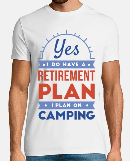 T-shirt piano del progetto pensionistico