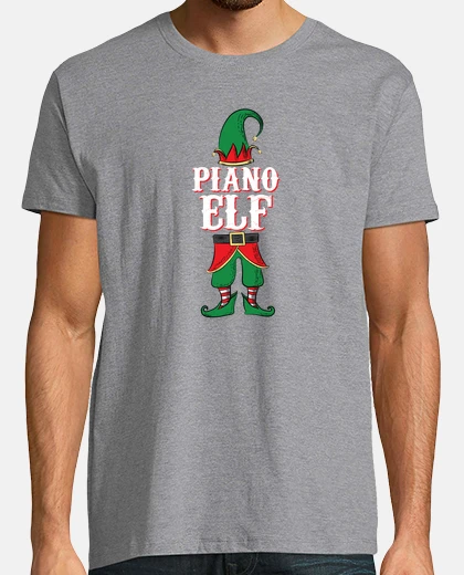 Tee-shirt Piano Elf  Christmas Gift Idea for Piano Players design