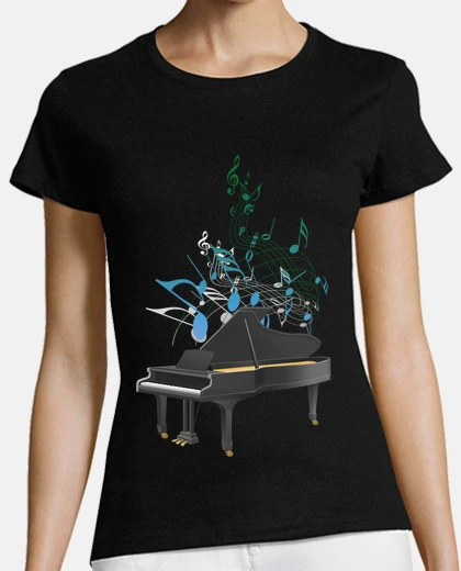 Tee-shirt piano musical