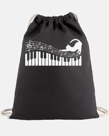 Borsa pianoforte con artigli di gatto
