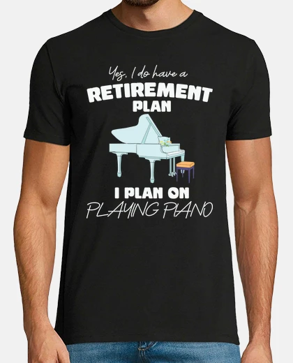 T-shirt pianoforte in pensione
