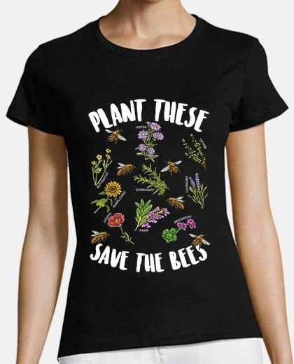 T-shirt pianta chesto salva le api in les