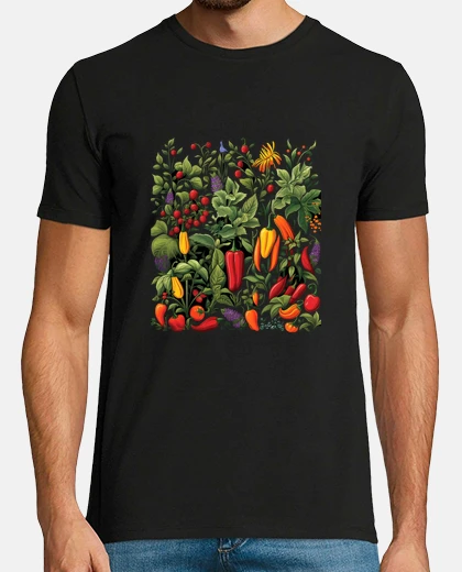 T-shirt piante di peperoncino peperoncino peper