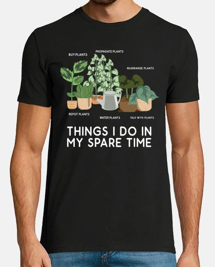T-shirt piante per il tempo libero pianta in va