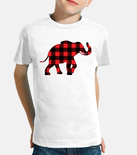 Abbigliamento piastrelle rosse elefante style cowboy da personalizzare