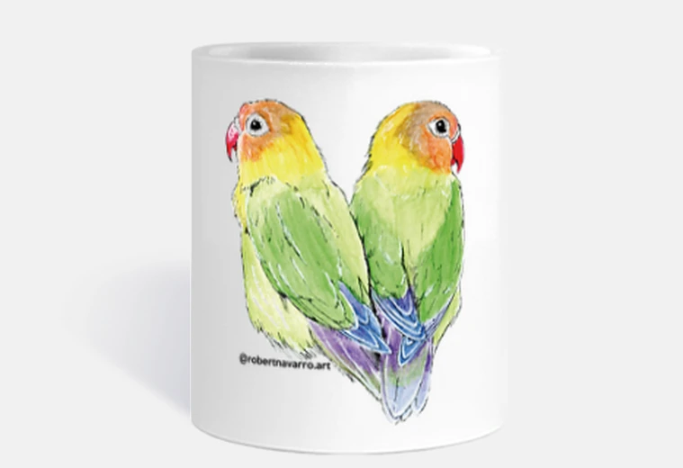 Tazza piccioncino robertnavarro
